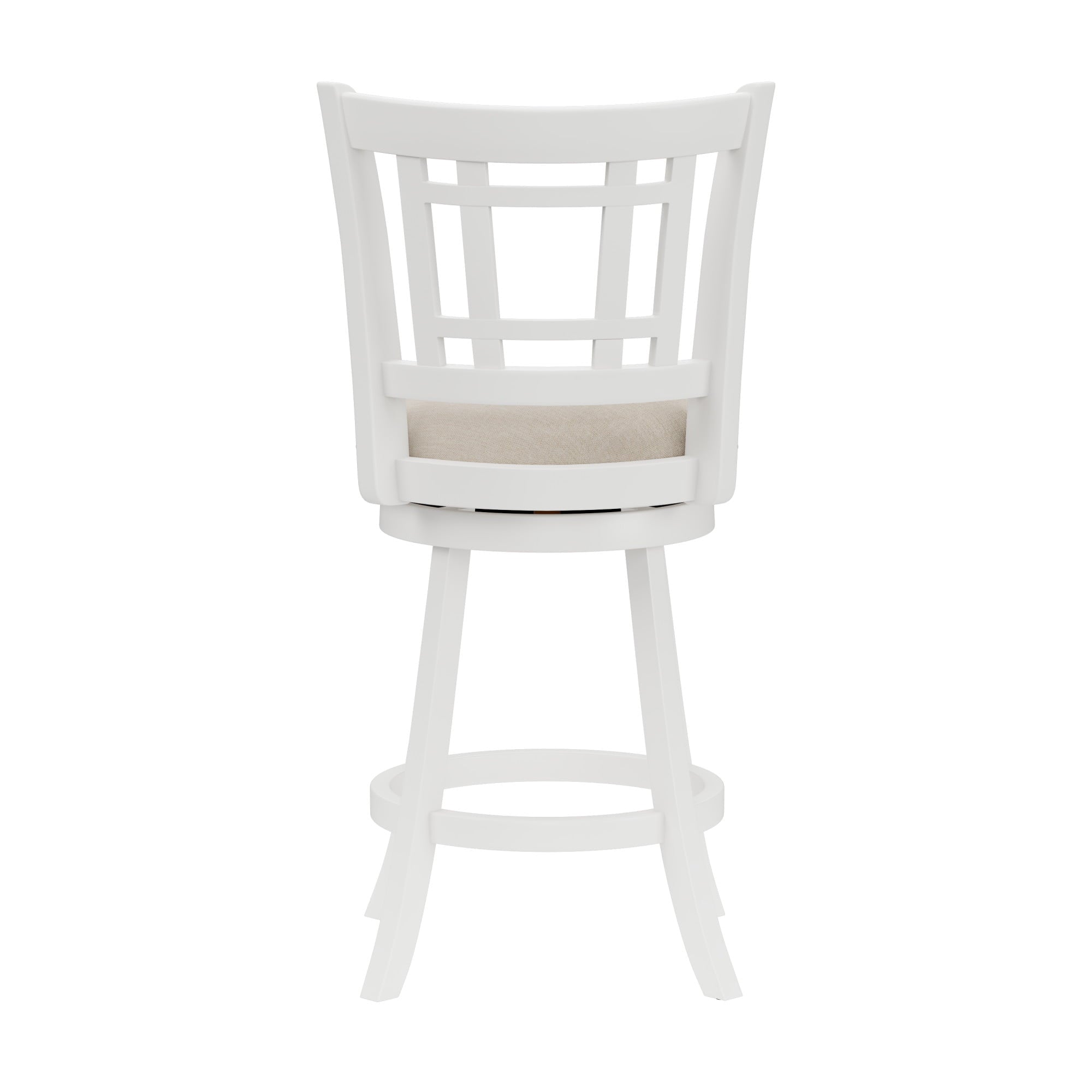 Hillsdale Furniture Bar Stool with Swivel, White