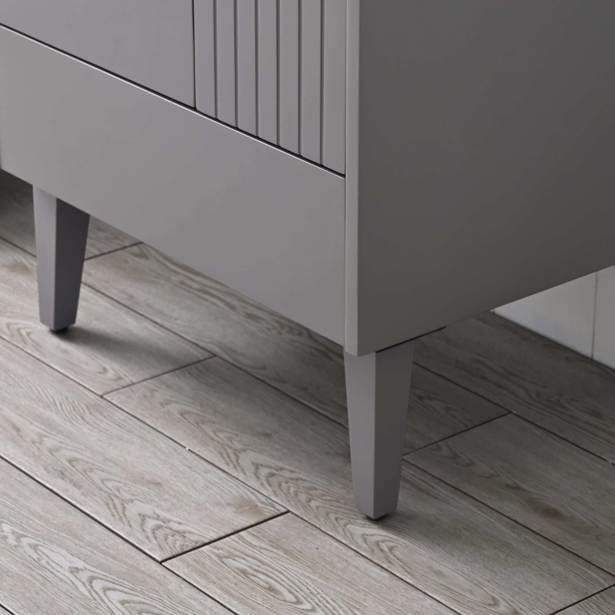 Blossom Kitchen and Bath Freestanding Bathroom Vanity with Sink, Wood Bathroom Vanity Cabinet with Acrylic Sink 24