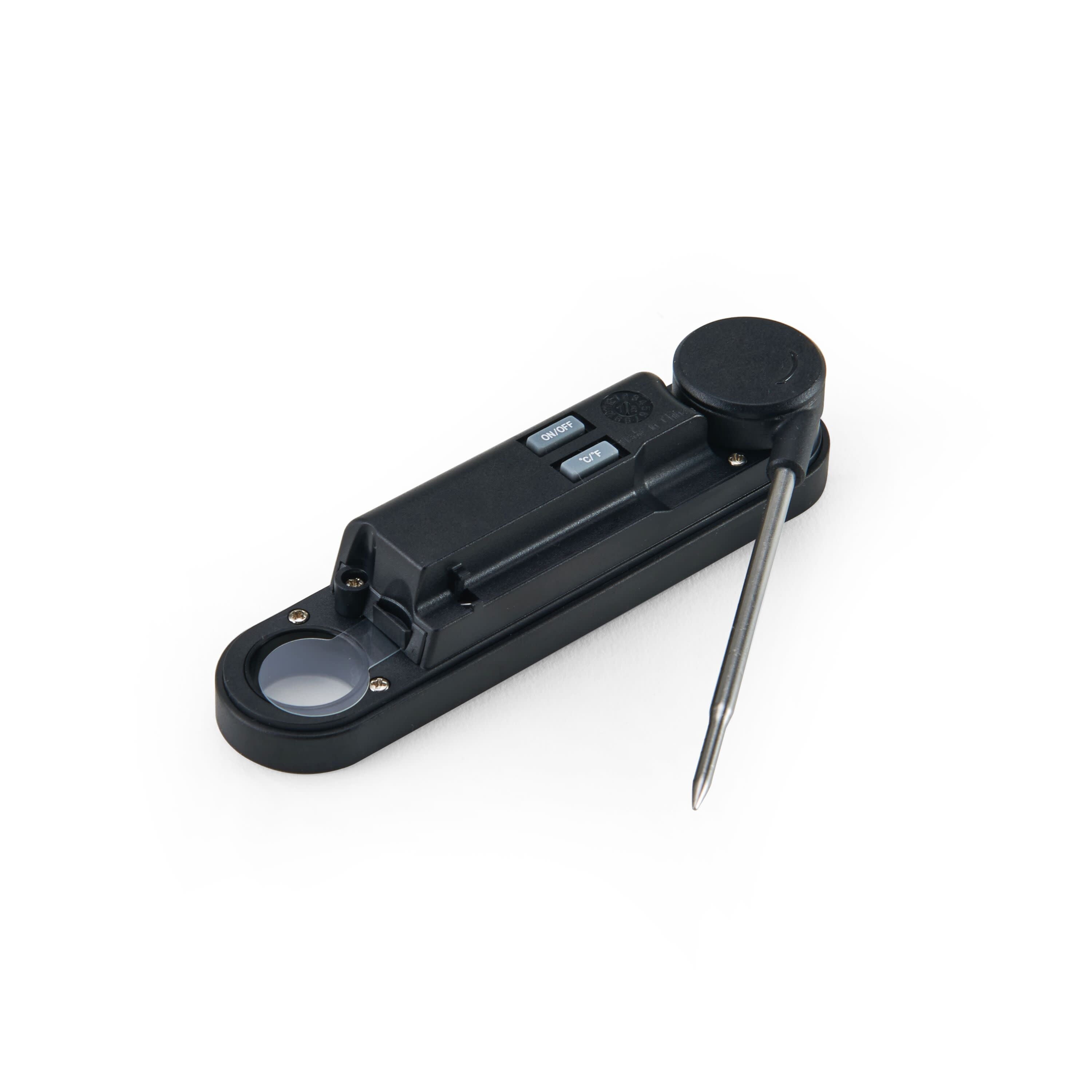 Digital Folding Probe Meat Thermometer with Blue Backlight Display