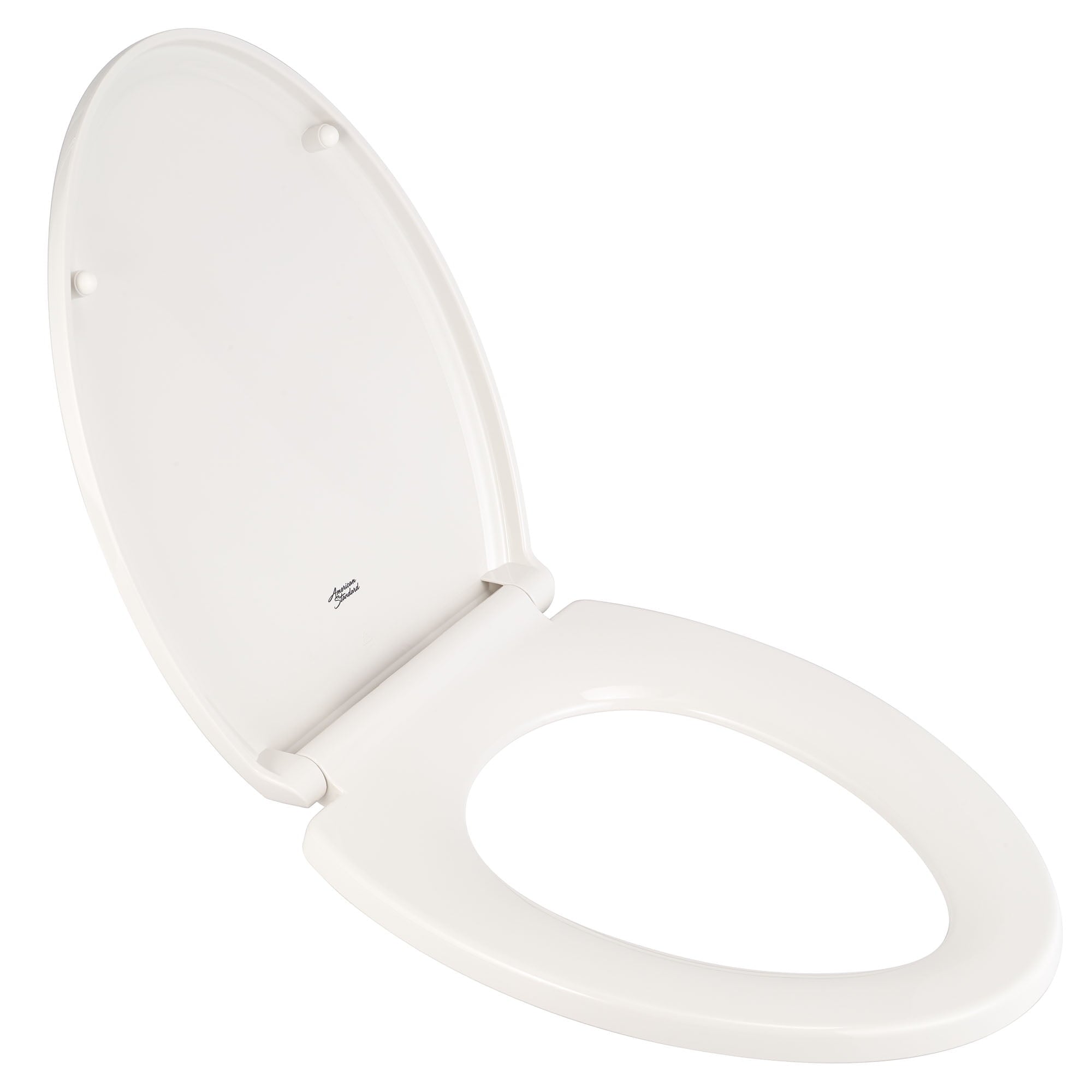 American Standard Traditional Slow-Close EverClean Elongated Closed Front Toilet Seat in White