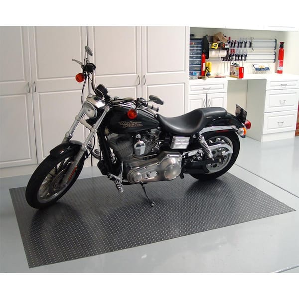 7.5 ft. x 10 ft. Charcoal Textured PVC Floor Mat