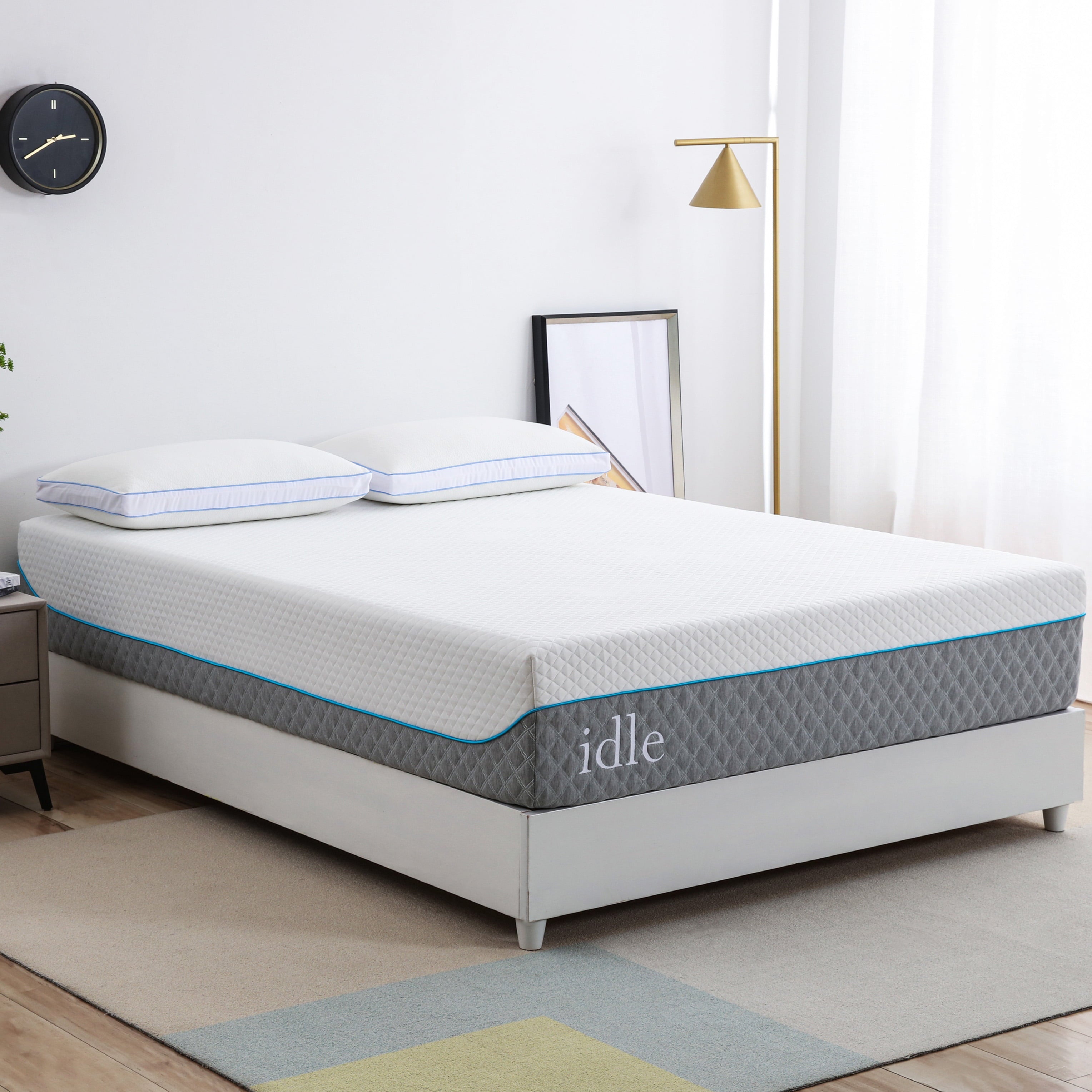 Idle 12 inch Gel Memory Foam Mattress, Twin Size Mattress in a Box, Medium