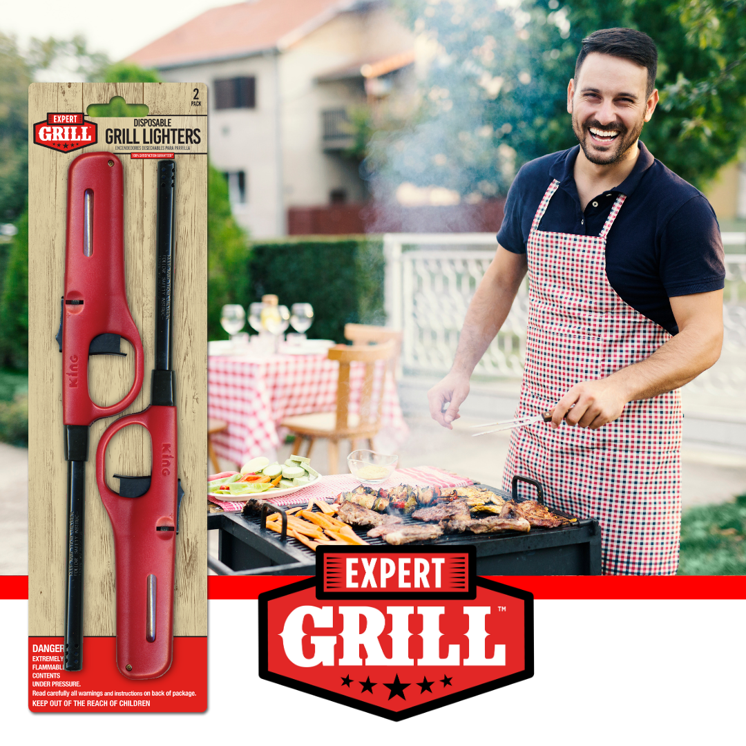 Expert Grill Refillable Grill Lighter, 2-Pack