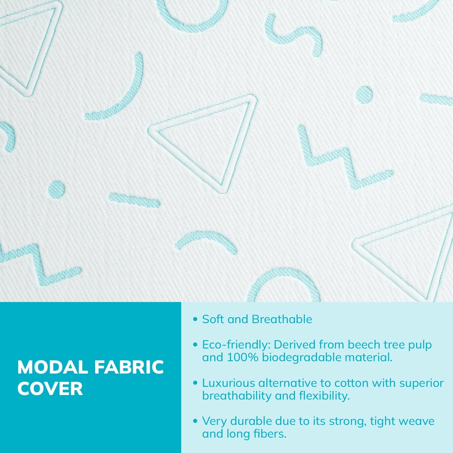 5 inch Memory Foam Mattress for Kids, Twin Size Mattress for Bunk Bed, Blue