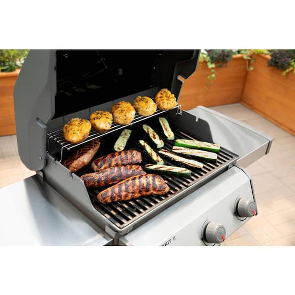 Spirit II E-310 3-Burner Natural Gas Grill in Black