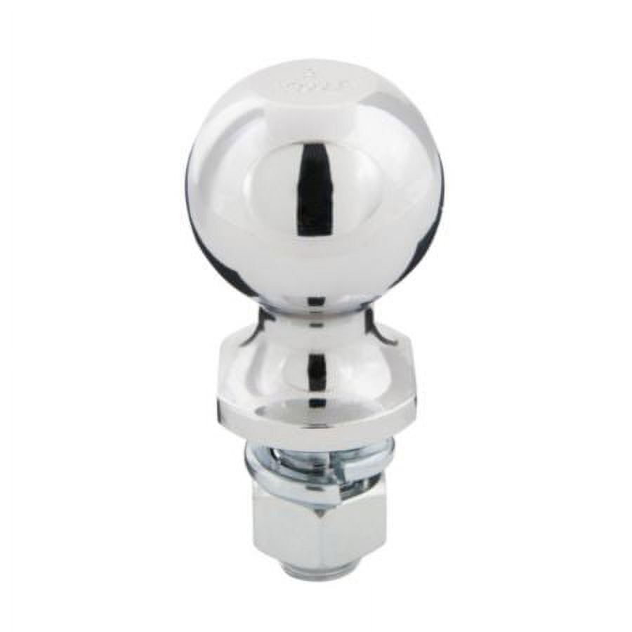 TowSmart Trailer Hitch Ball, Class II, 2in Ball, 3/4in x 1-1/2in Shank, 3500lb, 716, Chrome, 1 Each