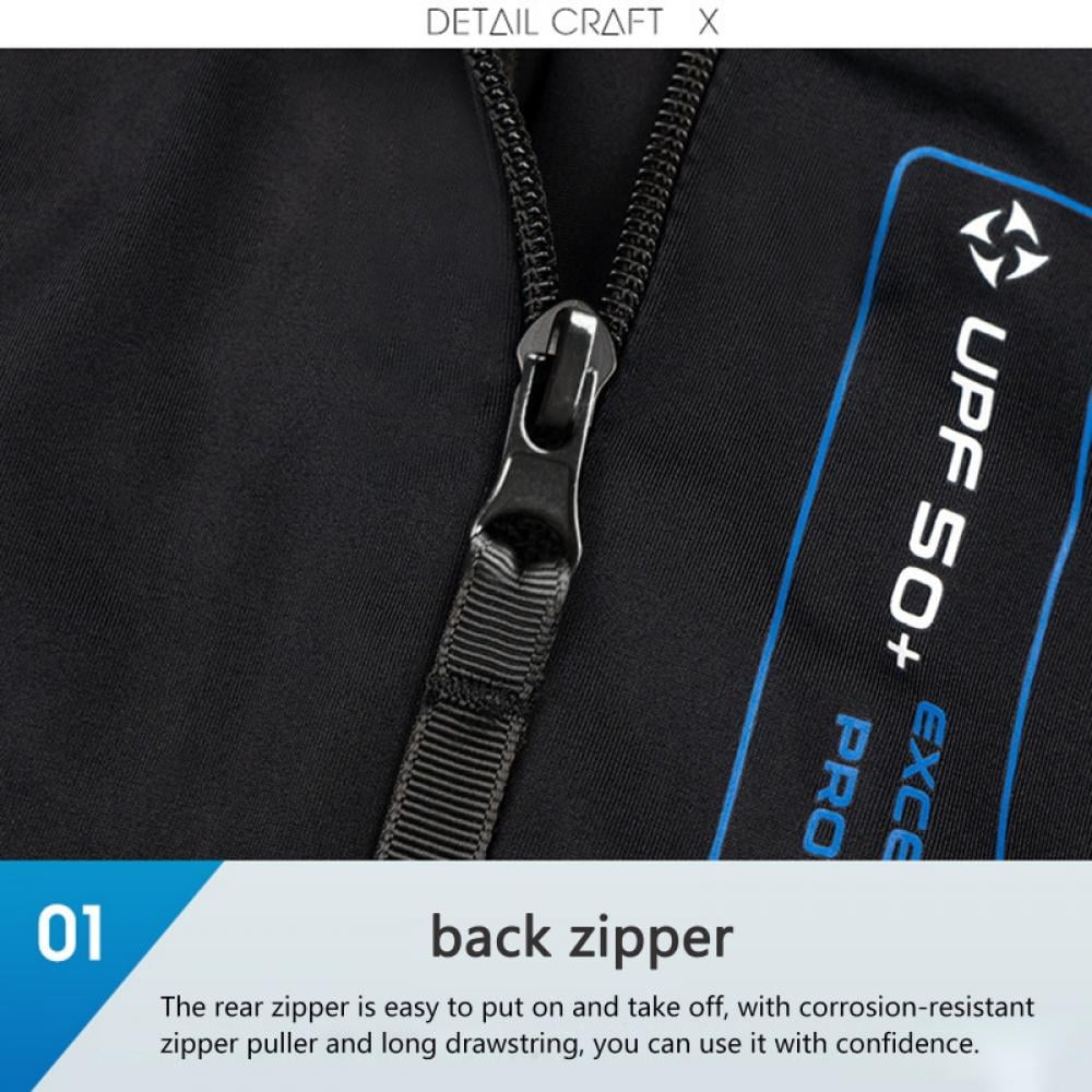 Men Wetsuit 3mm, Neoprene Wet Suits Front/Back Zip in Cold Water Full Body Dive Suit for Diving Snorkeling Surfing Swimming Canoeing