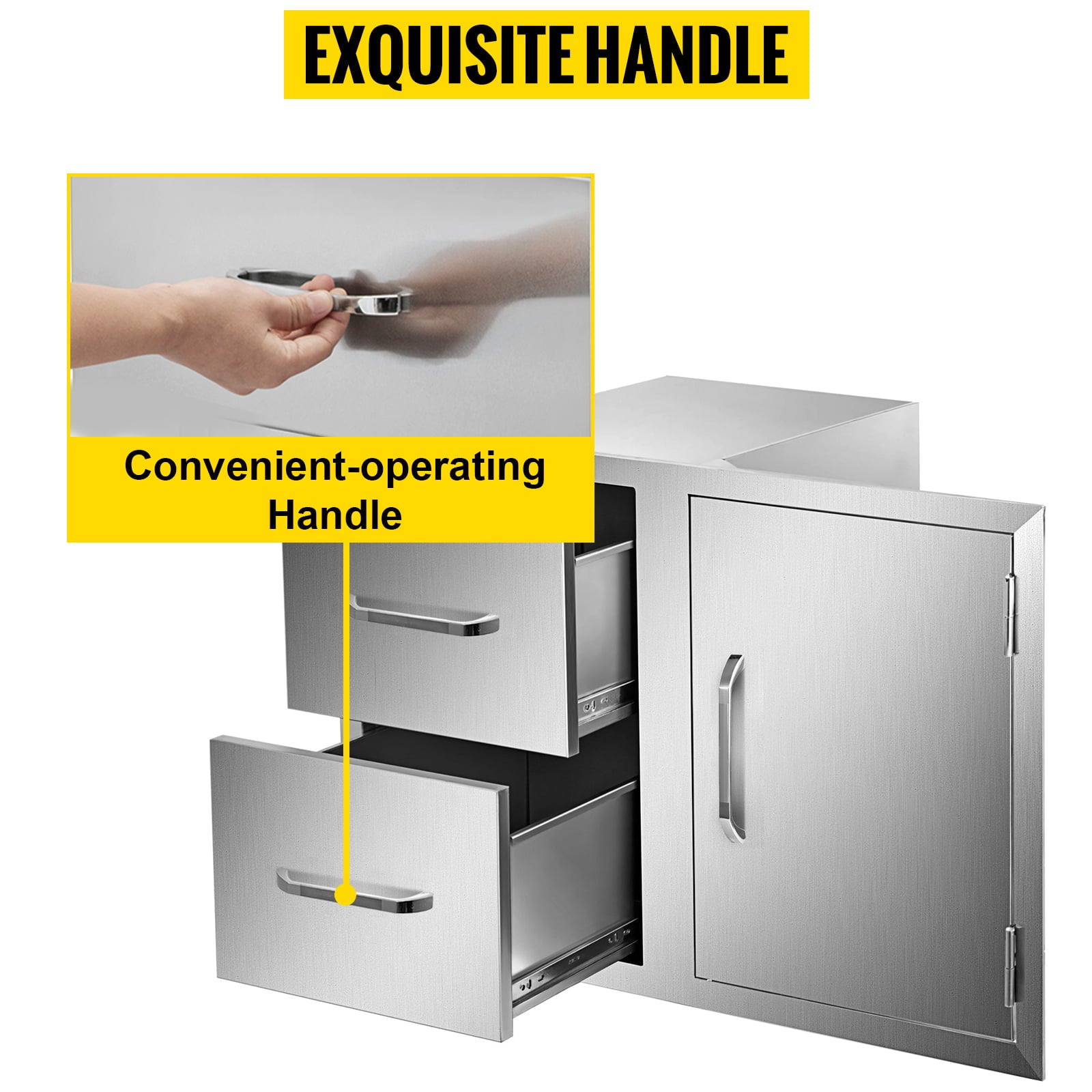 Outdoor Kitchen Door Drawer Combo 35.4