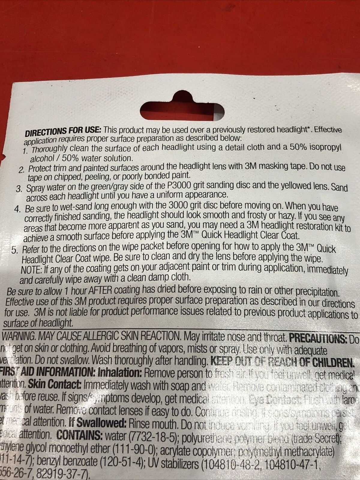 2 PACKS 3M 39173 QUICK HEADLIGHT CLEAR COAT EXTREME UV PROTECTION