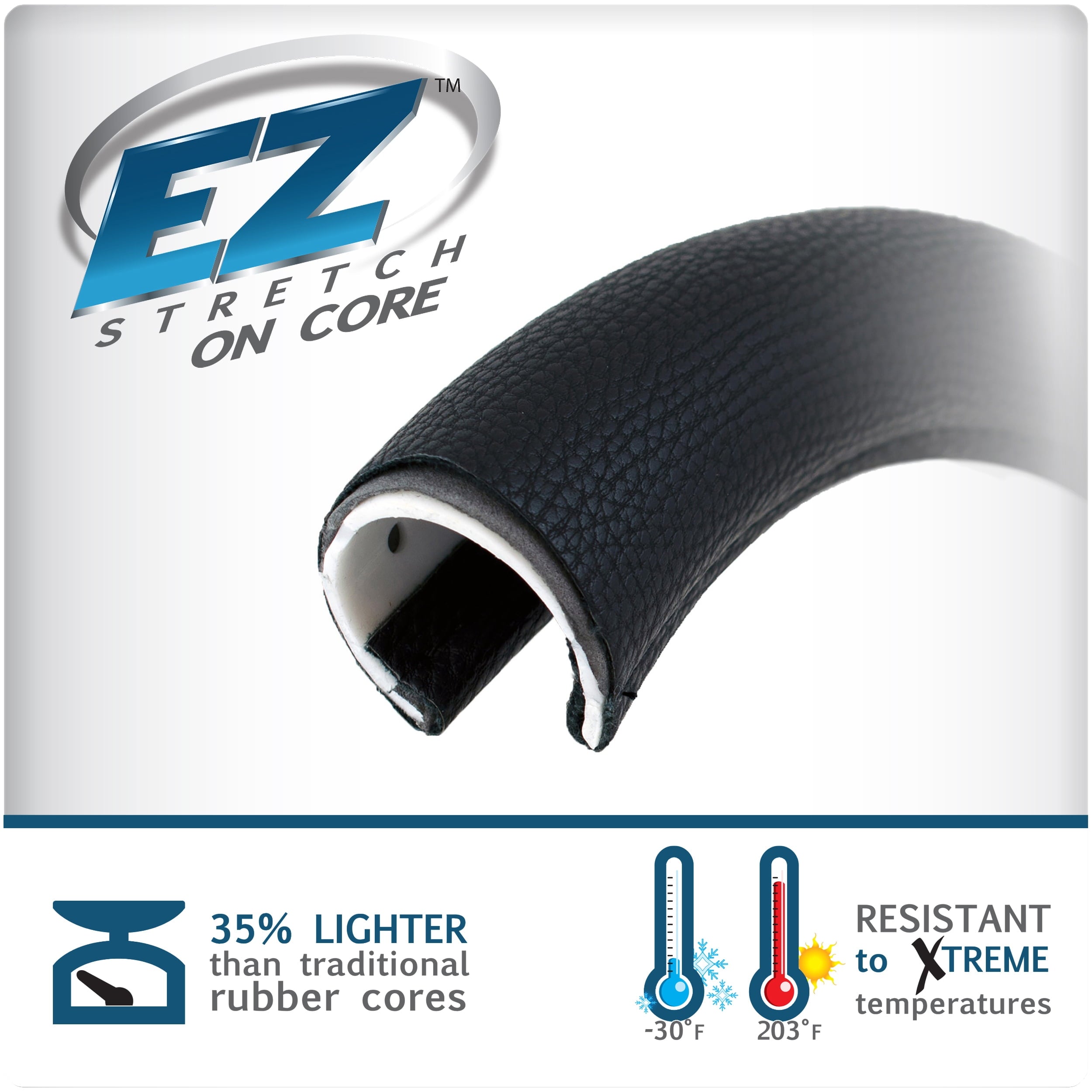 Genuine Dickies Heavy Duty Truck Steering Wheel Cover, Black