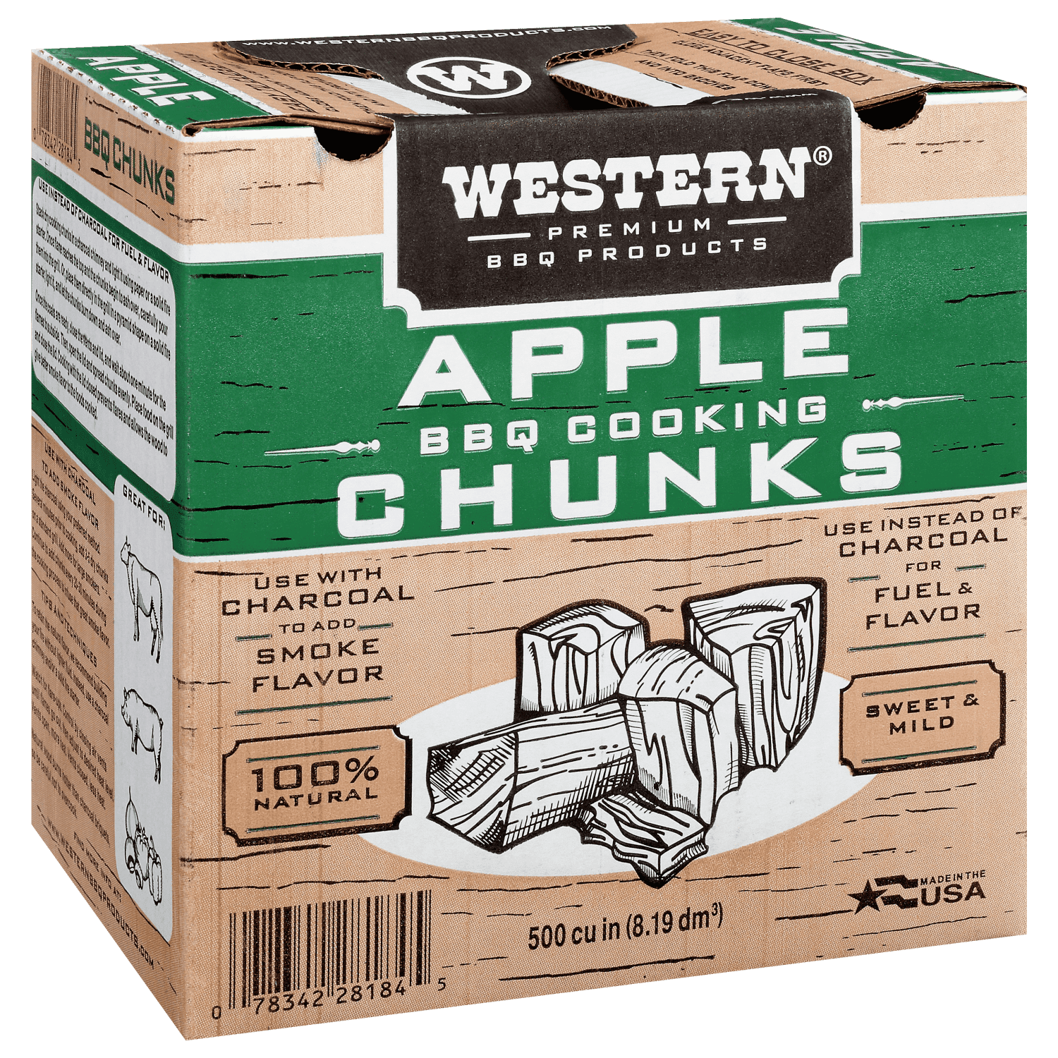Western 500 CU in Apple Chunk Box CS