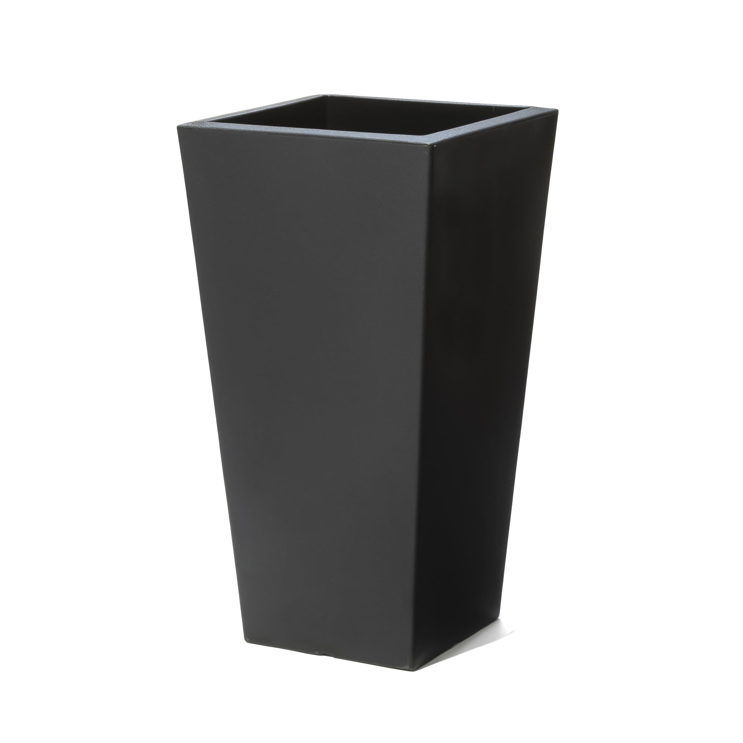 Step2 Tremont 2pk Plastic Black Square Planter 15