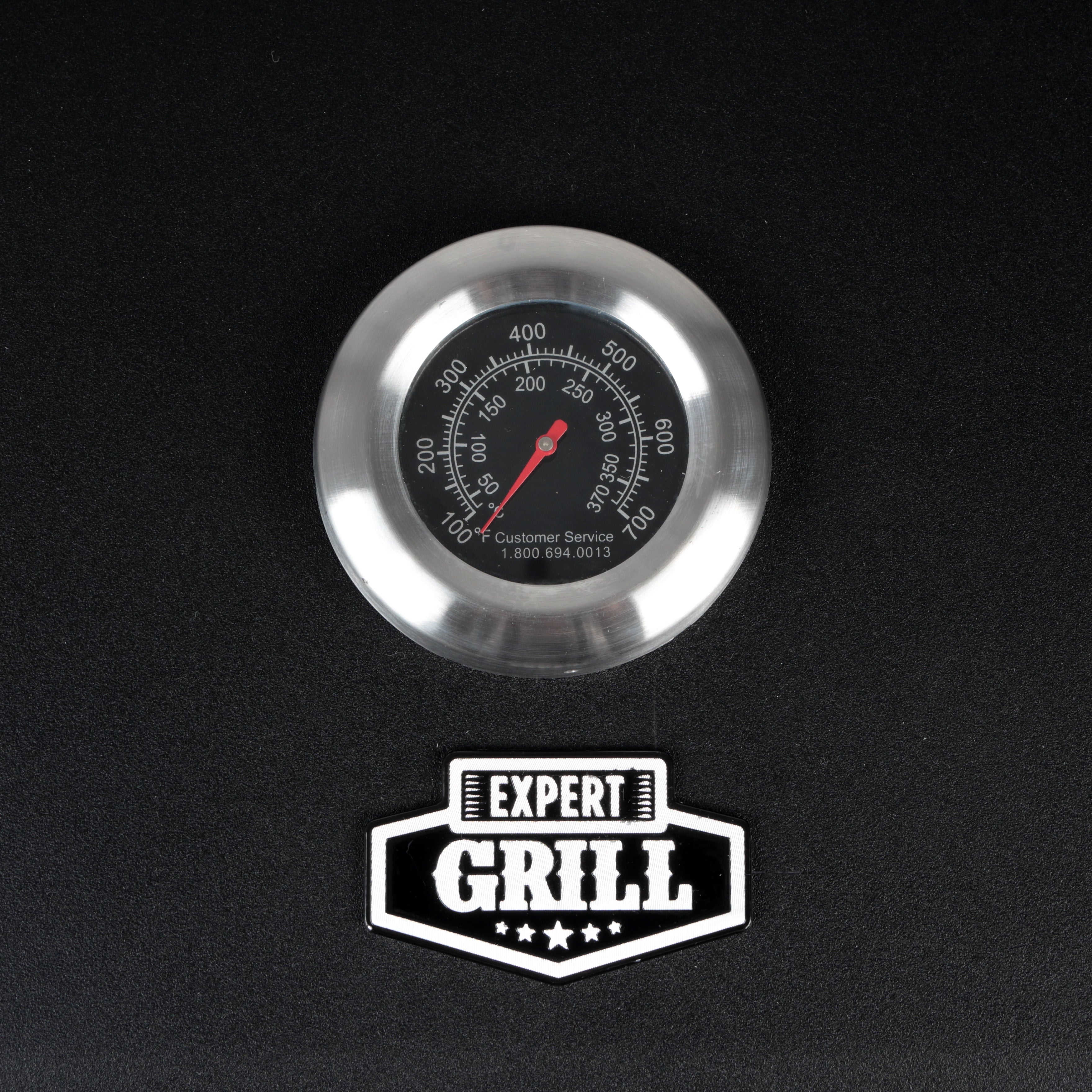 Grill Premium Portable Charcoal Grill, Black and Stainless Steel