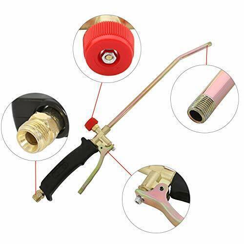 Portable Propane Torch Hose W/ 3 Nozzles/Lawn Landscape Weed Burner Ice Melter