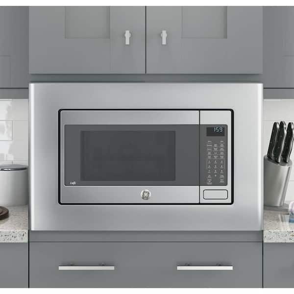 Microwave Optional 27 in. Built-In Trim Kit in Stainless Steel