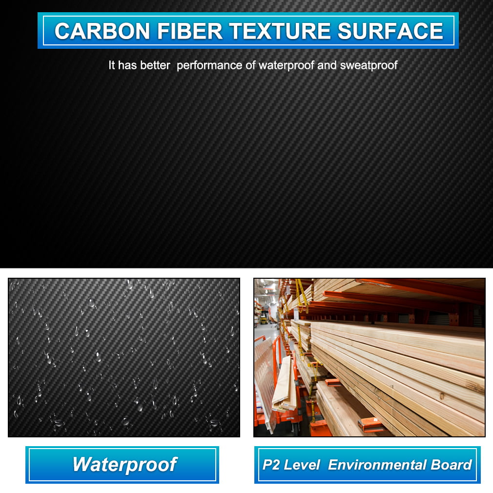 Gaming Desk Computer Desk 47.2 inches Writing Desk Ofiice Desk Student PC Desk Extra Large Modern Ergonomic Racing Style Table Workstation Carbon Fiber Cup Holder Headphone Hook