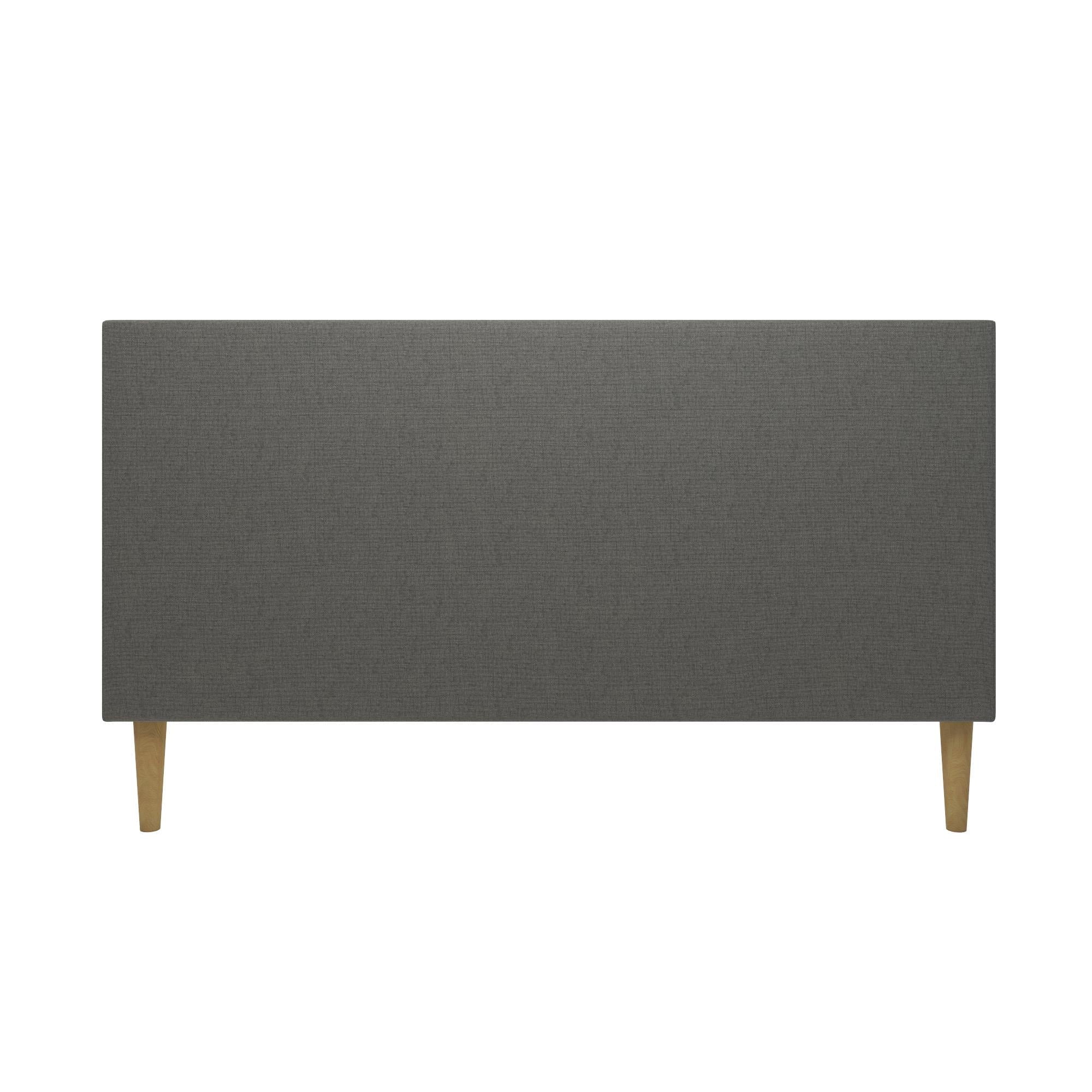 DHP Franklin Mid-Century Upholstered Daybed Frame, Gray Linen, Queen