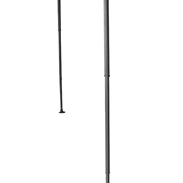 6.5 ft. x 6.5 ft. Gray Top Instant Pop Up Canopy with Carry Bag