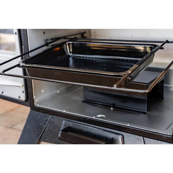 Oakford 1400 Pellet Grill Vertical Smoker in Black