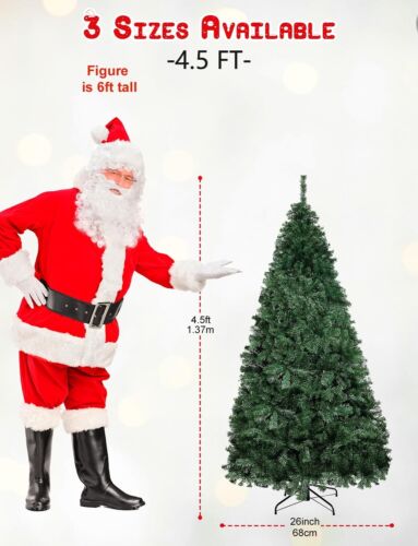 Tree Christmas Artificial Xmas Holiday Pine Spruce Decor Optic Snow Outdoor Home