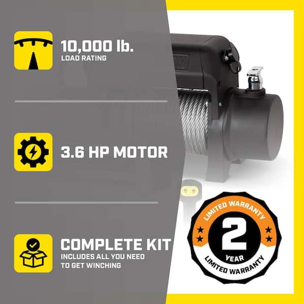 10000 lbs. Truck/SUV Winch Kit