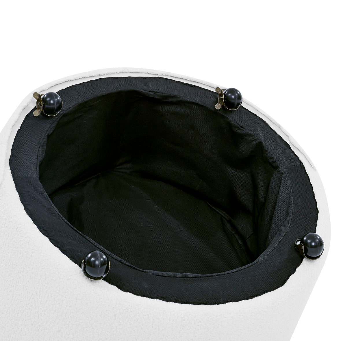 Swivel Barrel Chair, Modern Velvet Upholstered Lounge Chair with Button Tufted Design and Movable Wheels, Round Club Chair with 3 Pillows for Bedroom, Living Room, Lounge, Hotel. Black.