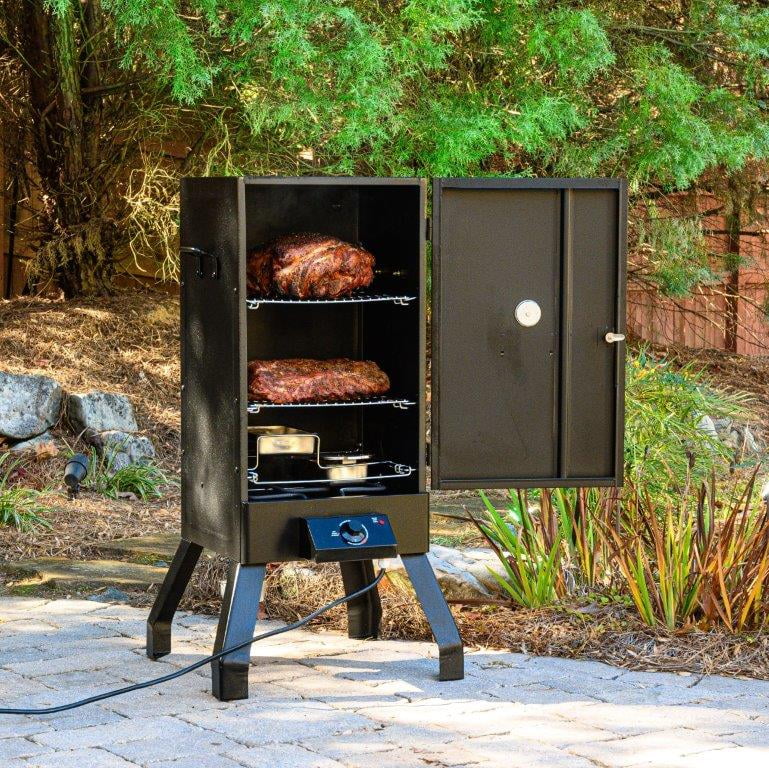 Analog Electric Smoker in Black