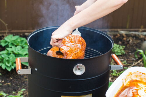 2-In-1 Electric Combination Water Smoker