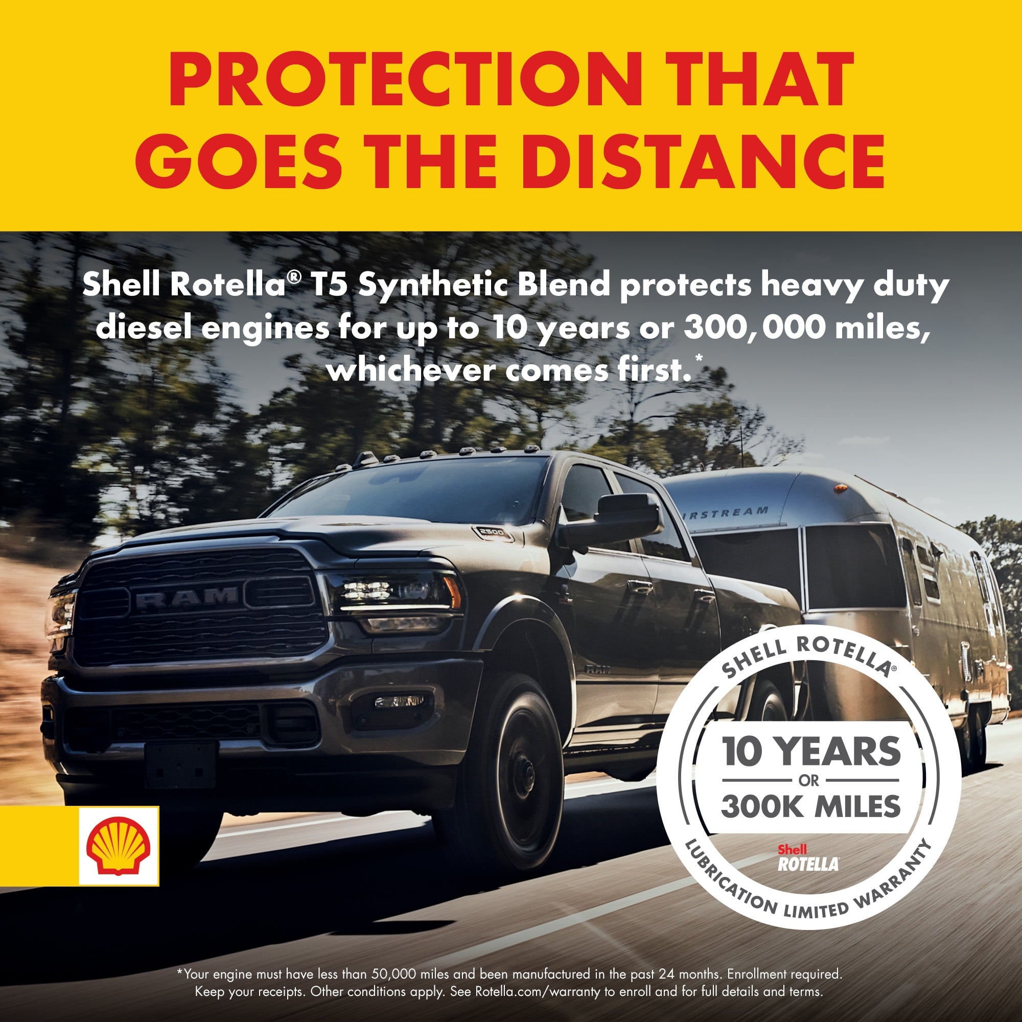 Shell Rotella T5 Synthetic Blend 15W-40 Diesel Engine Oil, 1 Gallon