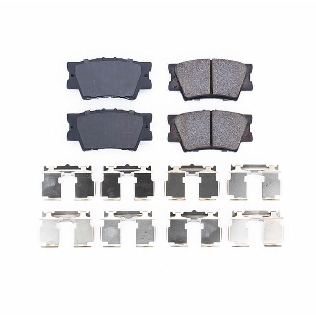 Power Stop Rear Z17 Evolution Ceramic Brake Pads with Hardware 17-1212
