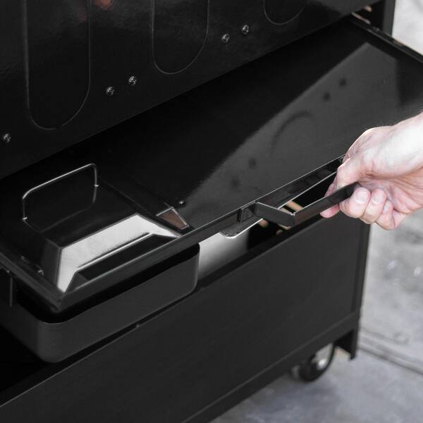 Flavor Pro 4-Burner Propane, Wood Gas Grill with Multi-Fuel Flavor Drawer in Silver