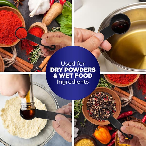 Cook N Home 5-Piece Steel Measuring Spoon Set