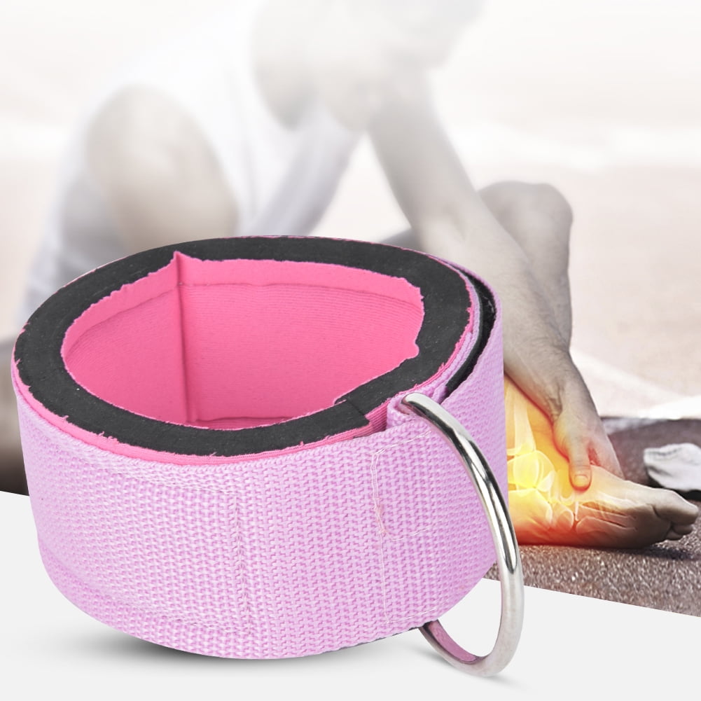 OTVIAP Ankle Strap D Ankle Cuff Strap Cable Machine Attachment Adjustable Leg Weight Wrist Belt For Training Equipment