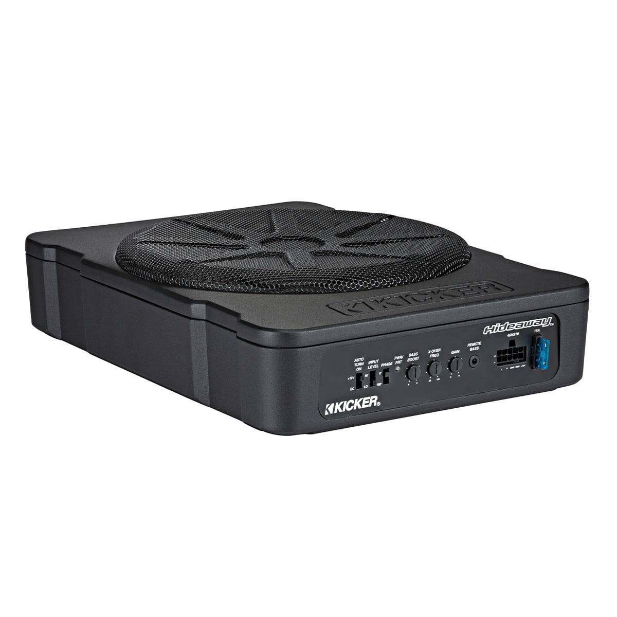 Kicker Hideaway Series 10 Inch Compact Powered Subwoofer with 180 Watt Amplifier