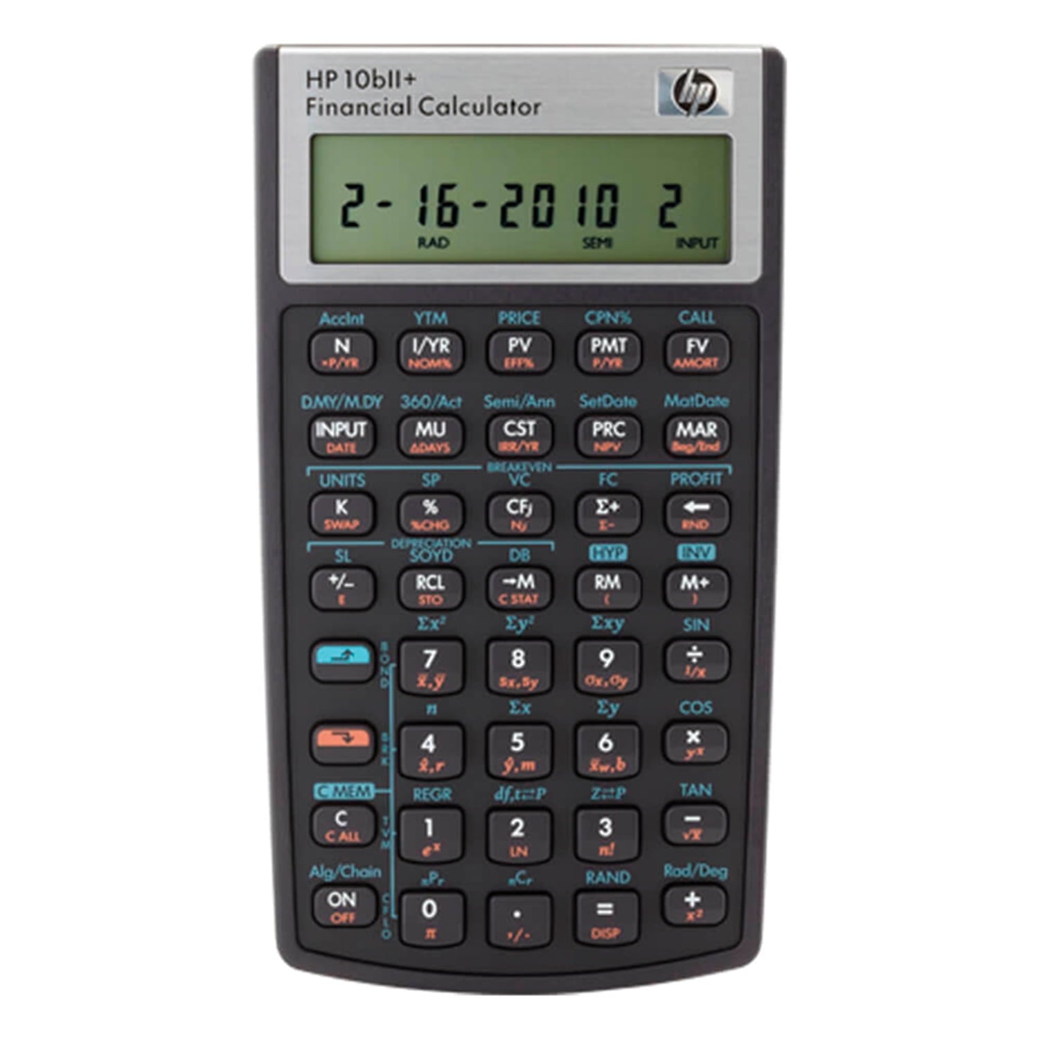 HP 10BII+ English Calculator, HP10BINT