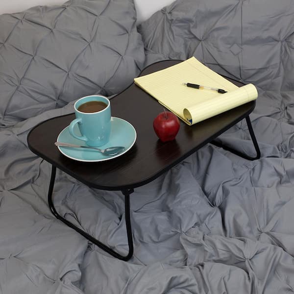 Laptop Bed Tray Dark Wood