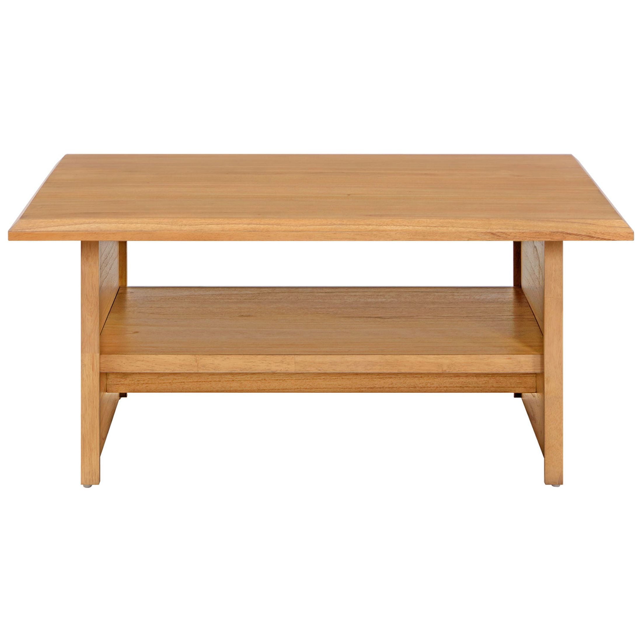 Better Homes & Gardens Pembrook Coffee Table with Solid Wood Frame, Natural Oak finish, by Dave & Jenny Marrs