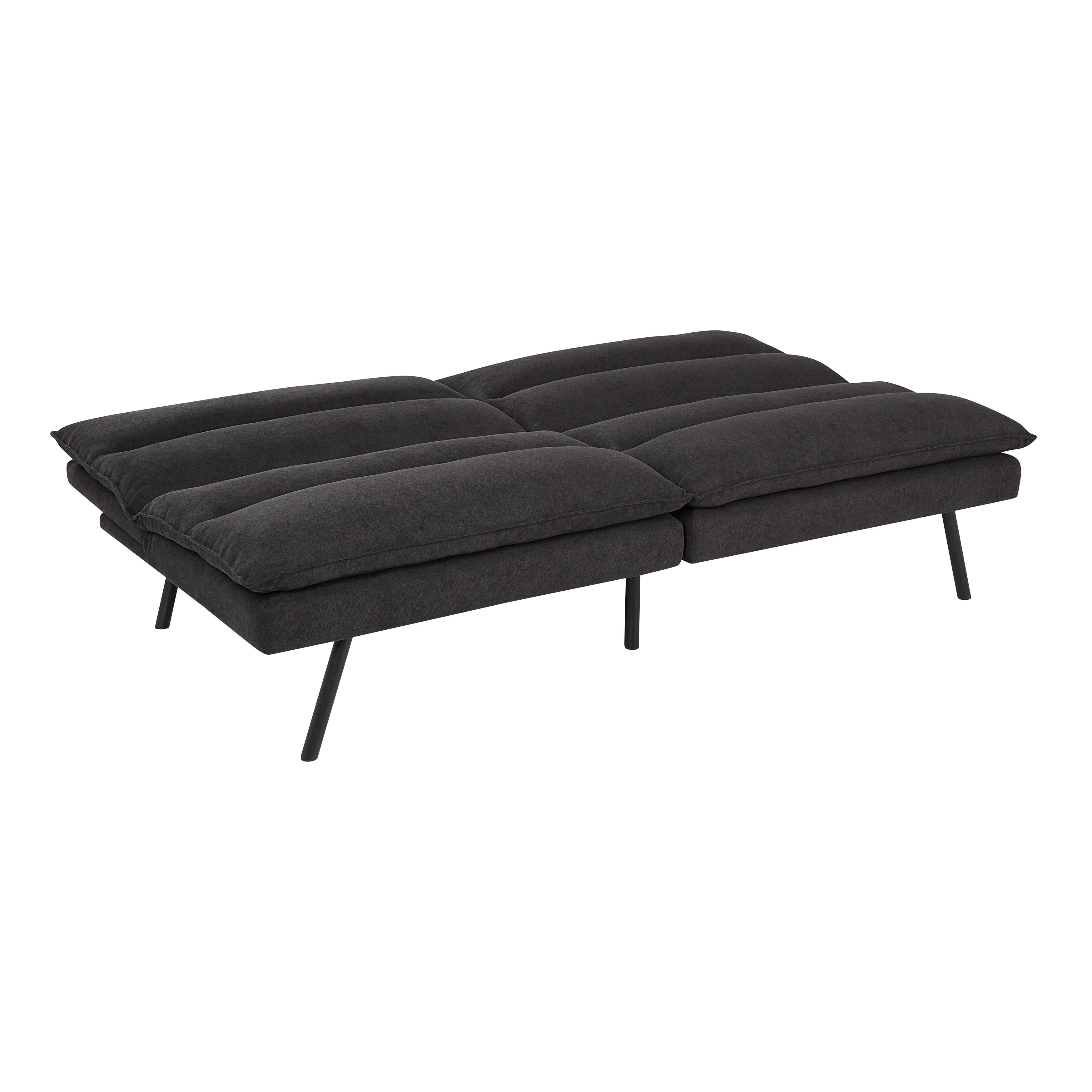 Mainstays Pillow Top Futon, Charcoal