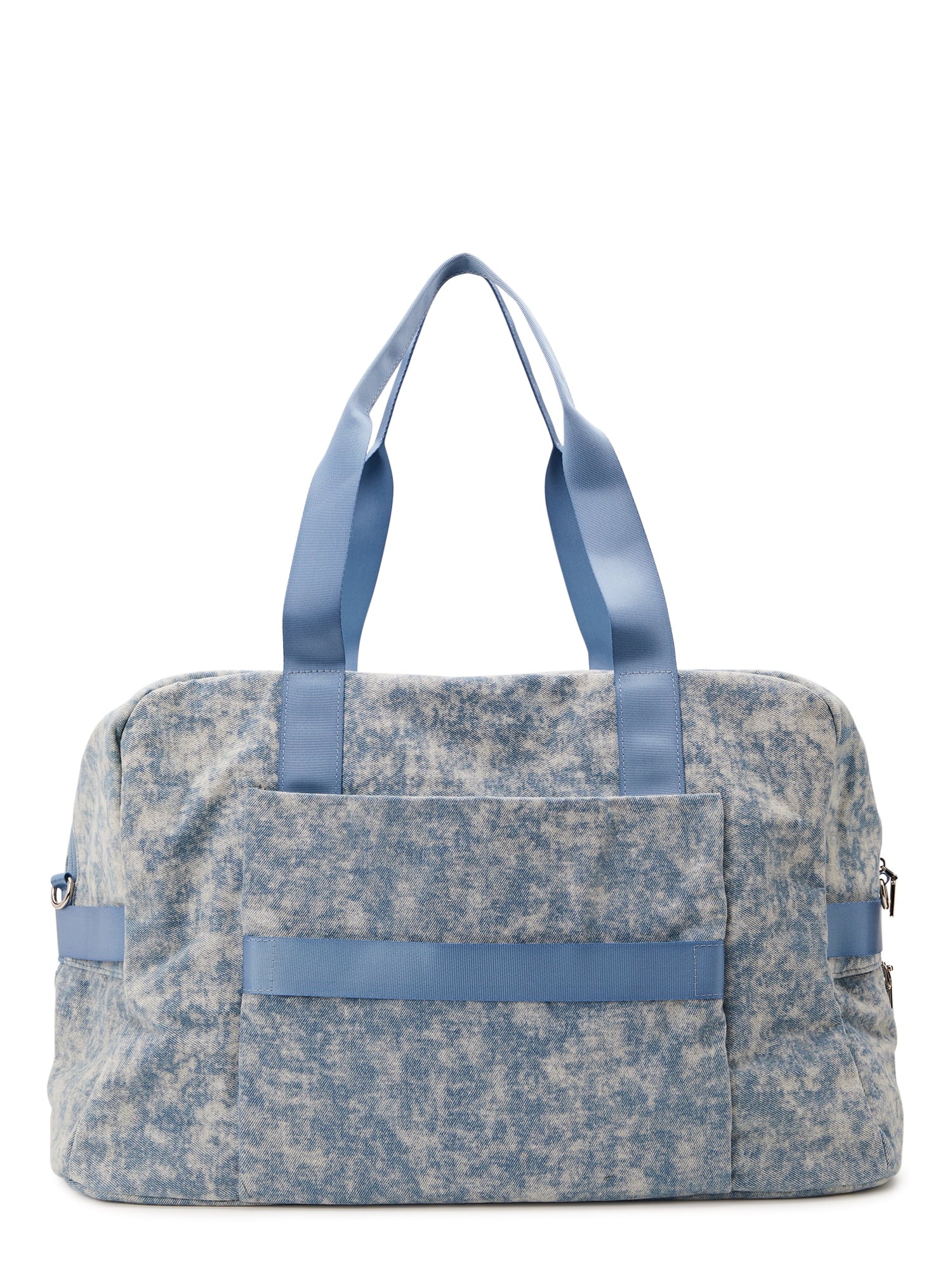 No Boundaries Women's Dome Weekender Duffel Bag, Denim