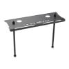 Outdoor Grill Stand Table Storage Organizer Aluminum Metal for Outside Single Single Layer