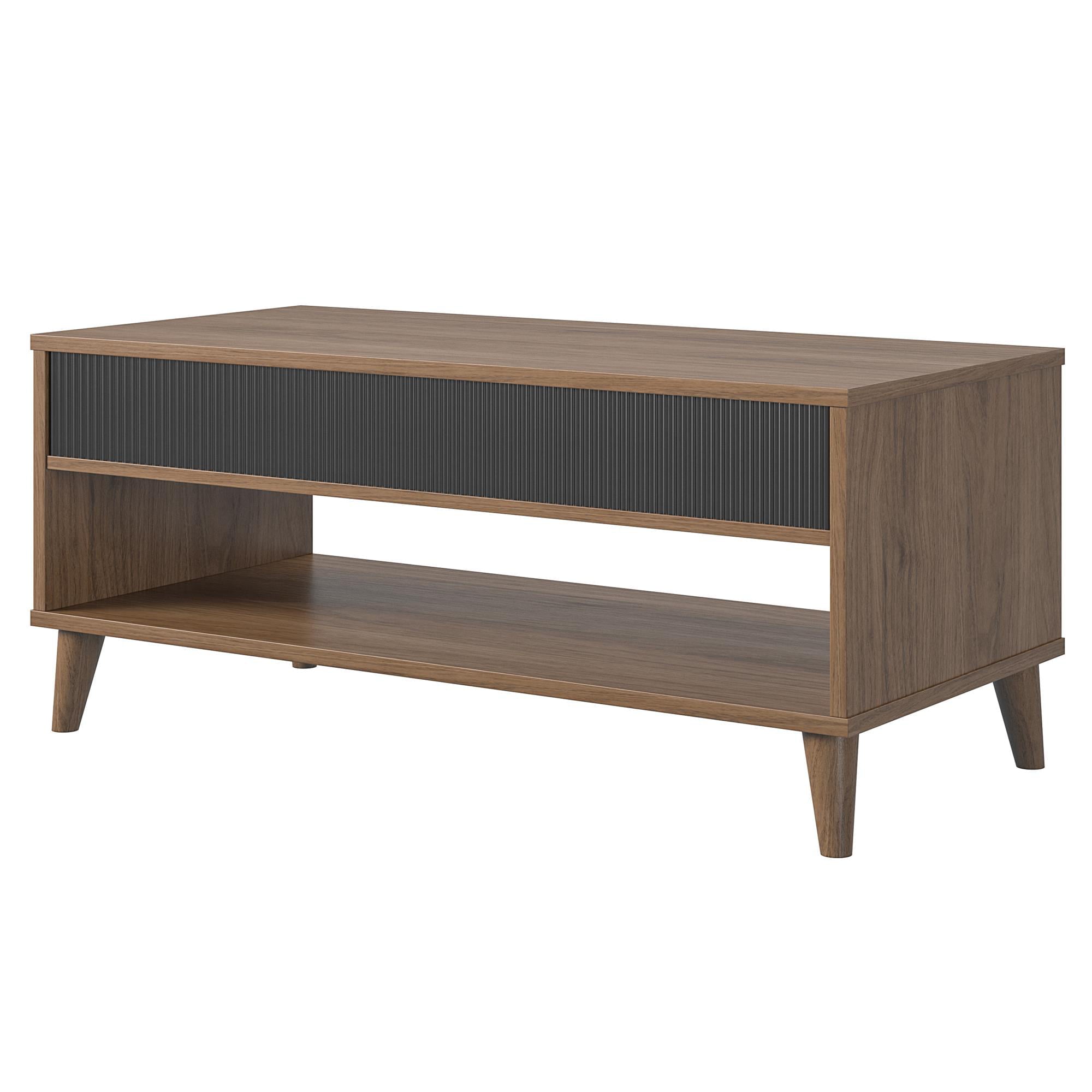 Magnolia Lift Top Coffee Table, Walnut/Black