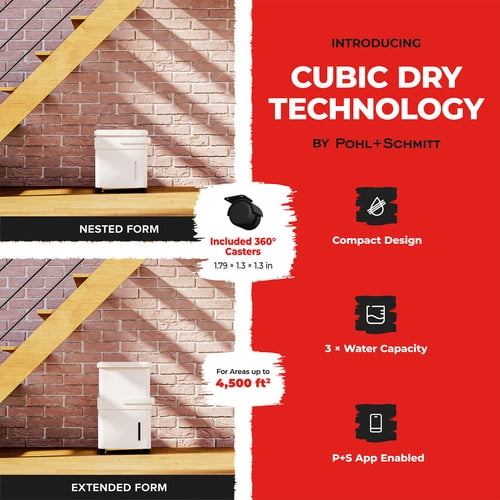 Pohl Schmitt 50 Pint - 4500 Sq. Ft. Cube Dehumidifier