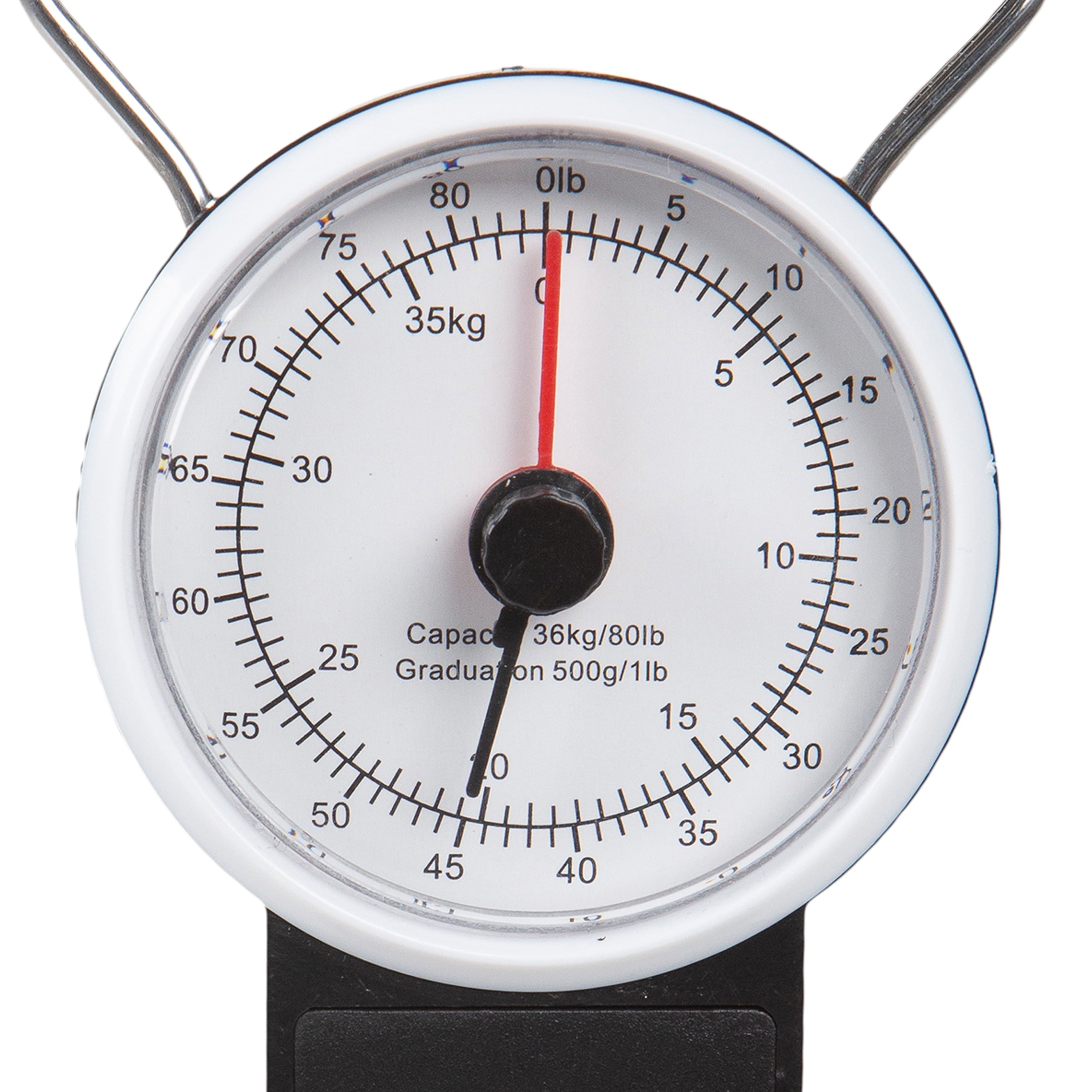 Protege Manual Travel Luggage Scale with Strap, 80lb Capacity, Metal - (4.5 x 3 x 1.2