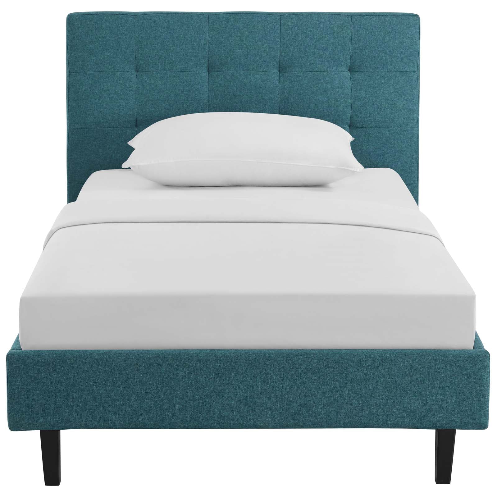 Modway Linnea Twin Bed in Teal