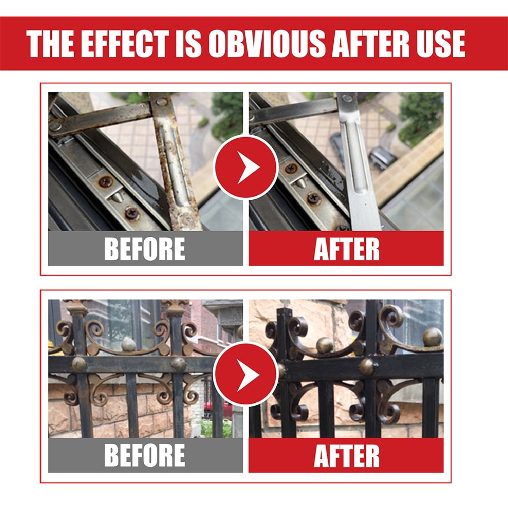 Rayhong Car Primer,Car Rust Remover, Metal Rust Remover Metallic Paint Rainproof, sunscreen and waterproof 100g