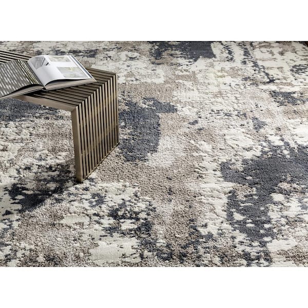 Ariana Blue 9 ft. x 12 ft. 3 in. Abstract Area Rug