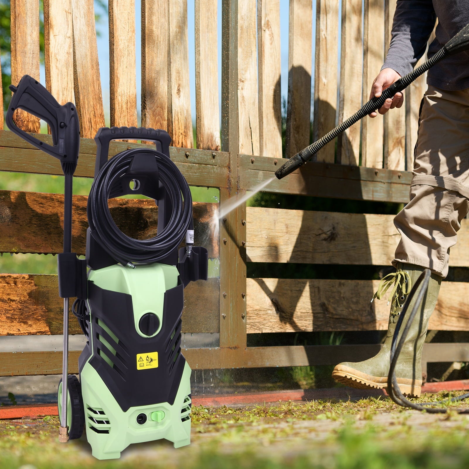 Zimtown 2200PSI (Max 3000PSI) Electric High Pressure Washer Jet Sprayer Cleaner Machine