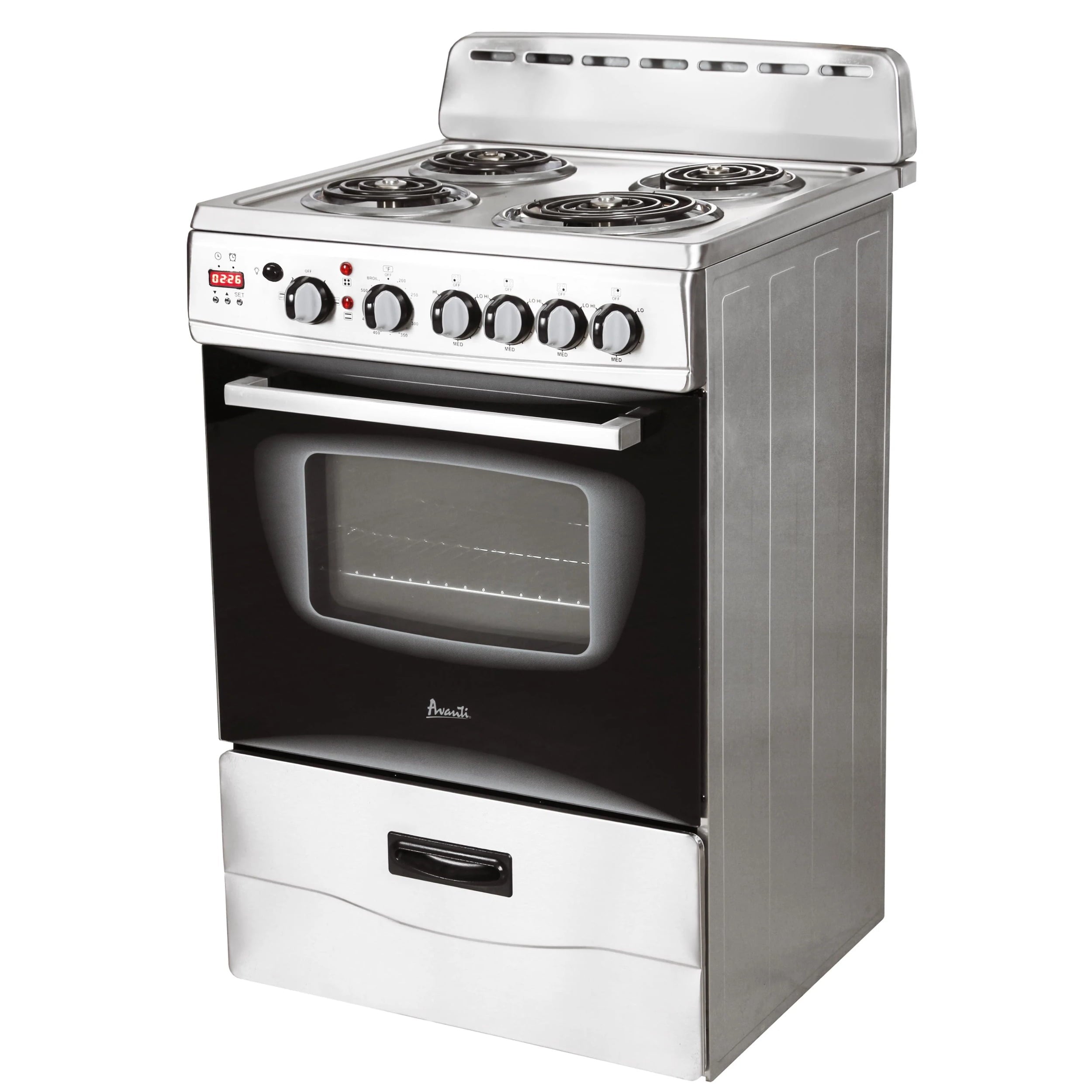 Avanti ERU240P0W 24 Inch Electric Freestanding Range - White