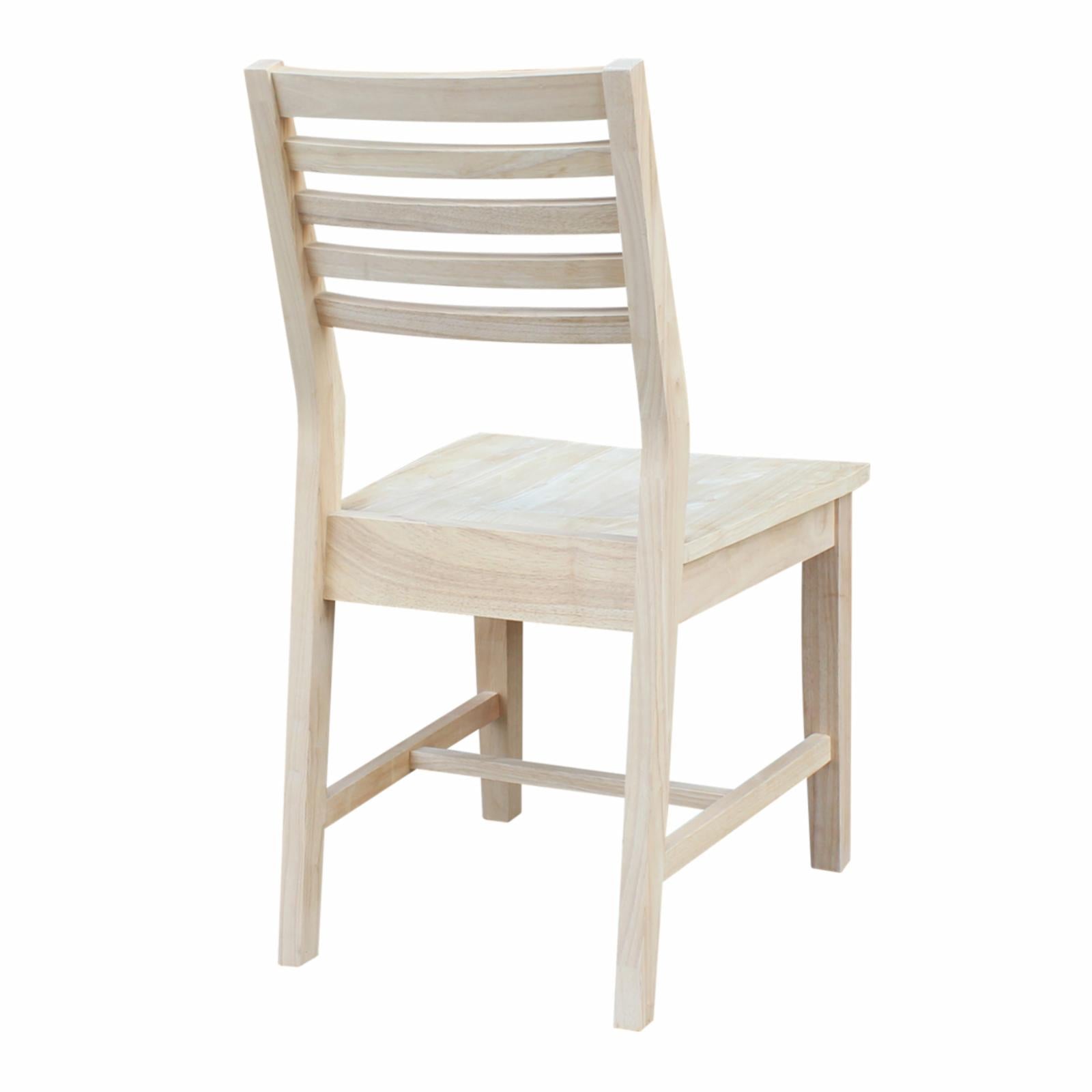 International Concepts Aspen Slat Back Dining Chairs - Set of 2