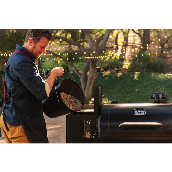 Oakford 790 Wifi Pellet Grill Smoker in Black